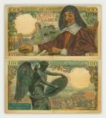 Рене Декарт. Франция. 100 франков (1942)